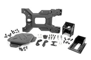 Jeep Wrangler Heavy Duty Tire Carrier - Rough Country - Hinged - '07-'10 Jeep Wrangler Heavy Duty Tire Carrier - Rough Country - Hinged - '07-'10